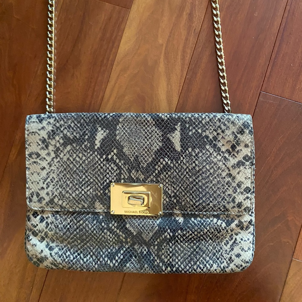 Michael Kors Snakeskin Shoulder Bag